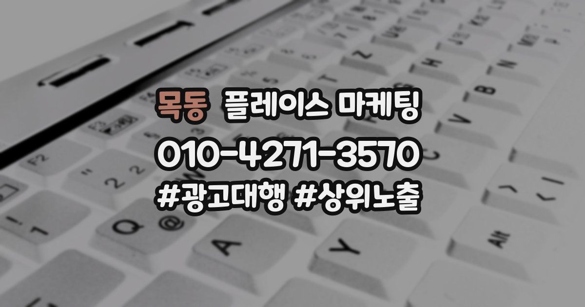 목동 플레이스 마케팅