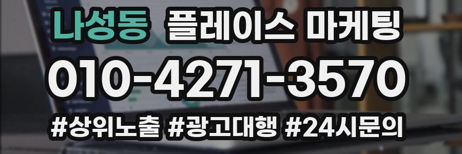 나성동 플레이스 마케팅
