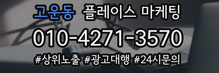 고운동 플레이스 마케팅