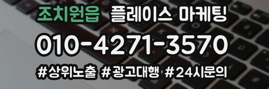 조치원읍 플레이스 마케팅