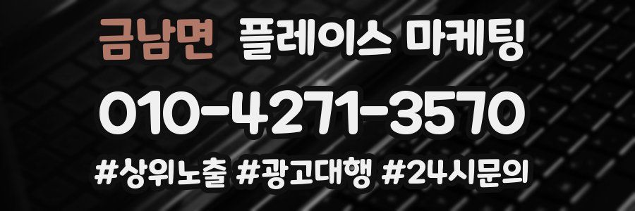금남면 플레이스 마케팅