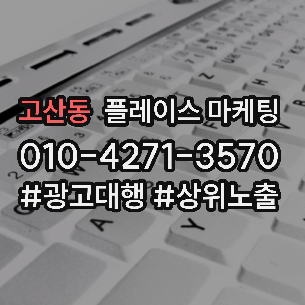 고산동 플레이스 마케팅