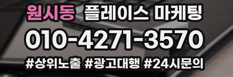 원시동 플레이스 마케팅