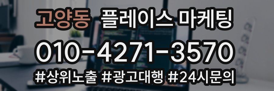 고양동 플레이스 마케팅