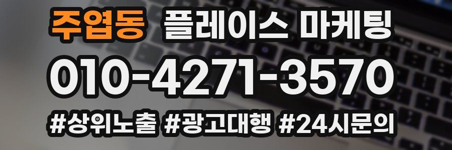 주엽동 플레이스 마케팅