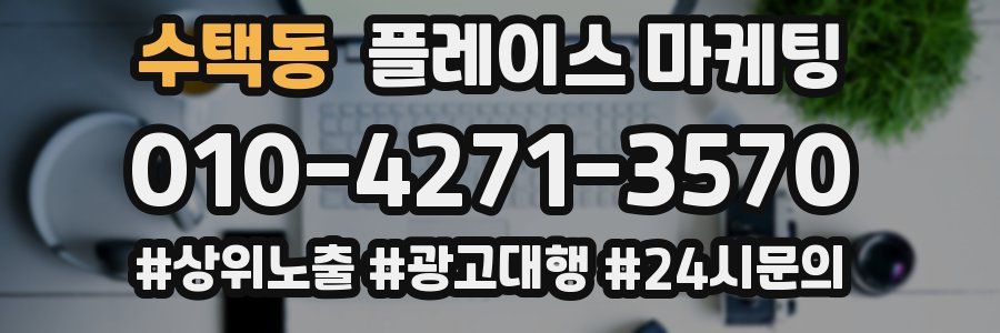 수택동 플레이스 마케팅