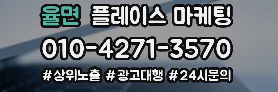 율면 플레이스 마케팅