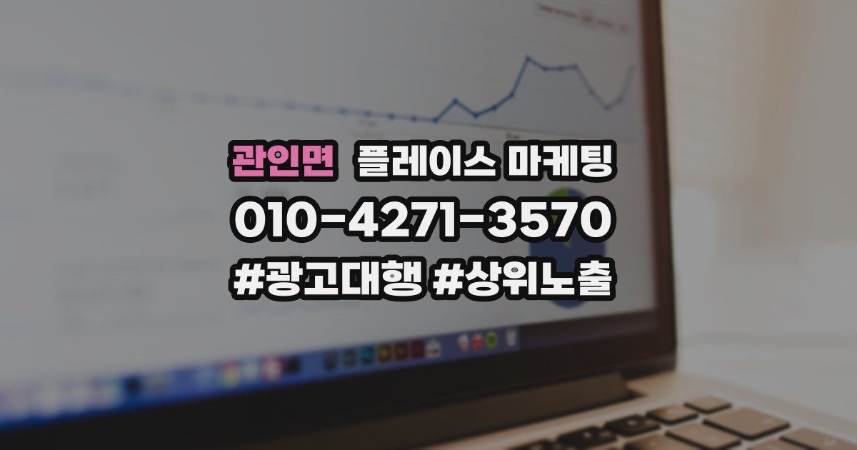 관인면 플레이스 마케팅