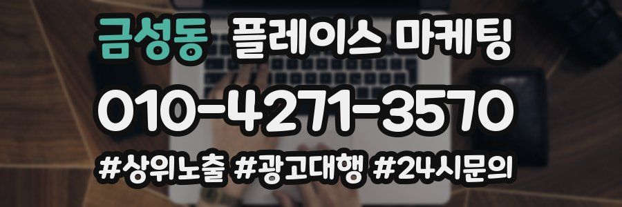 금성동 플레이스 마케팅
