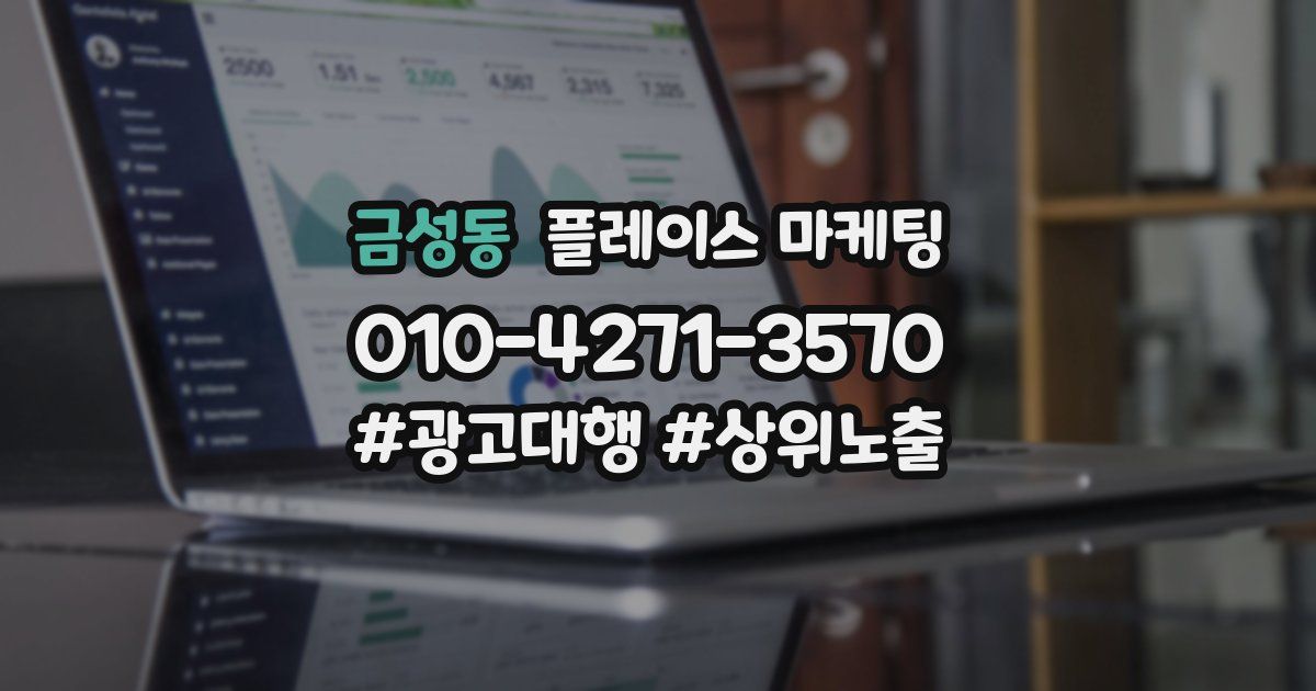 금성동 플레이스 마케팅