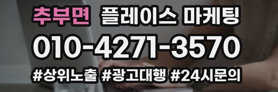 추부면 플레이스 마케팅