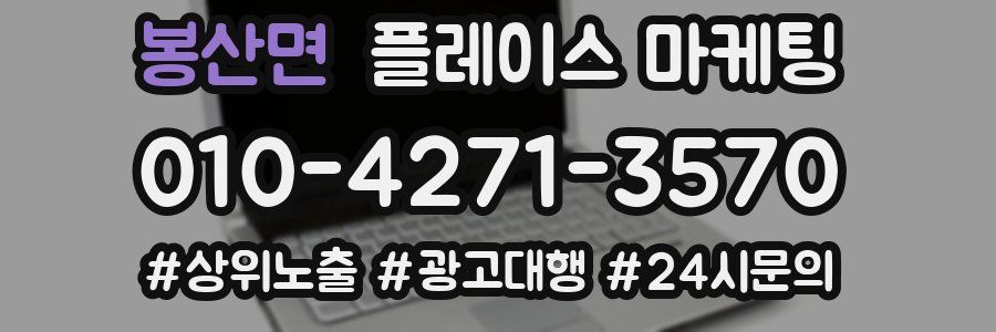 봉산면 플레이스 마케팅