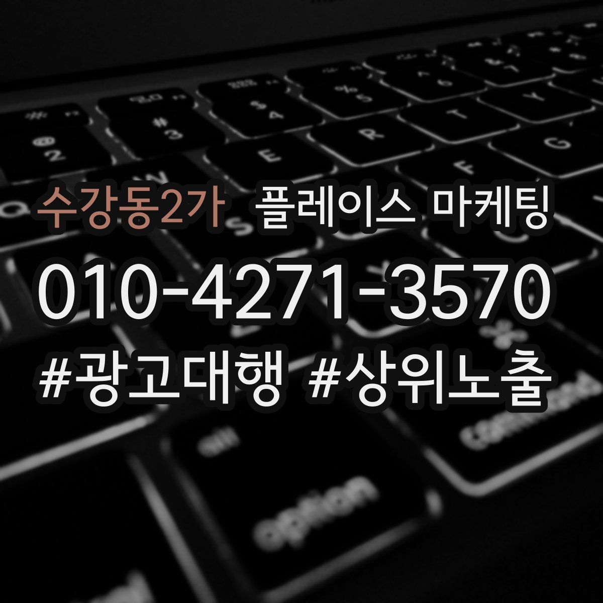 수강동2가 플레이스 마케팅