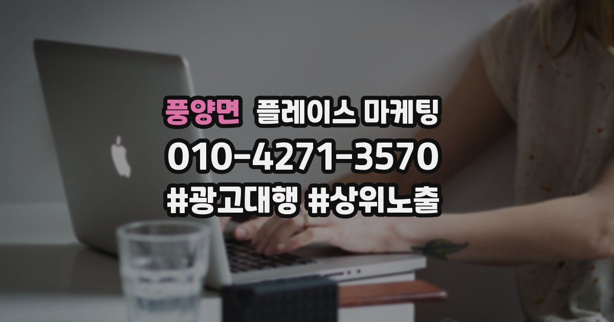 풍양면 플레이스 마케팅