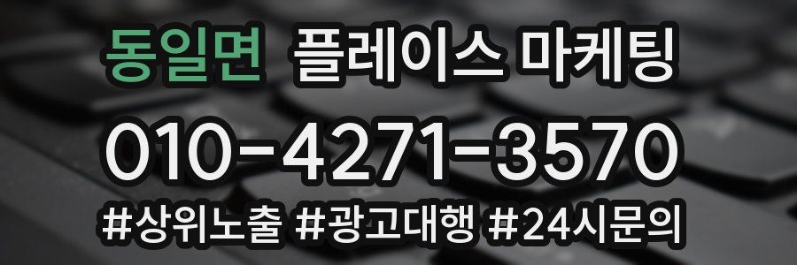 동일면 플레이스 마케팅