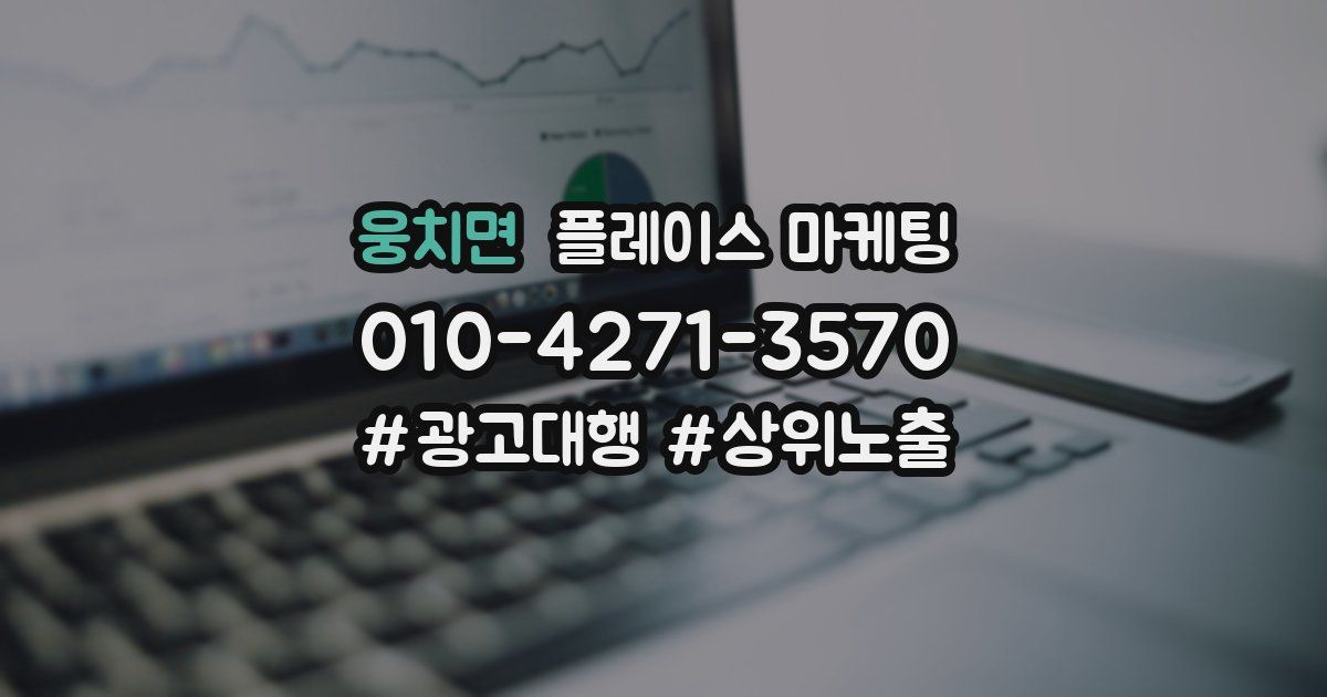 웅치면 플레이스 마케팅