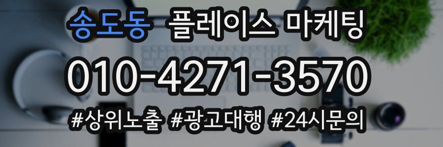 송도동 플레이스 마케팅
