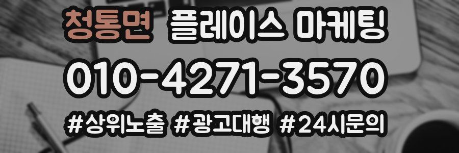 청통면 플레이스 마케팅