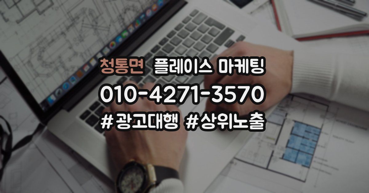 청통면 플레이스 마케팅
