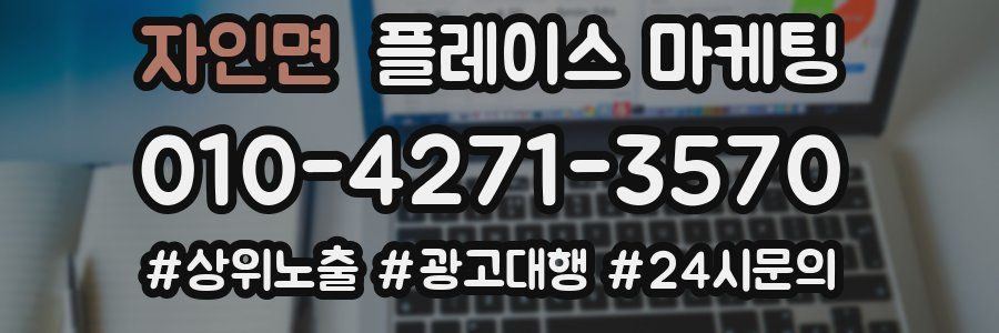 자인면 플레이스 마케팅