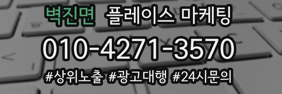 벽진면 플레이스 마케팅