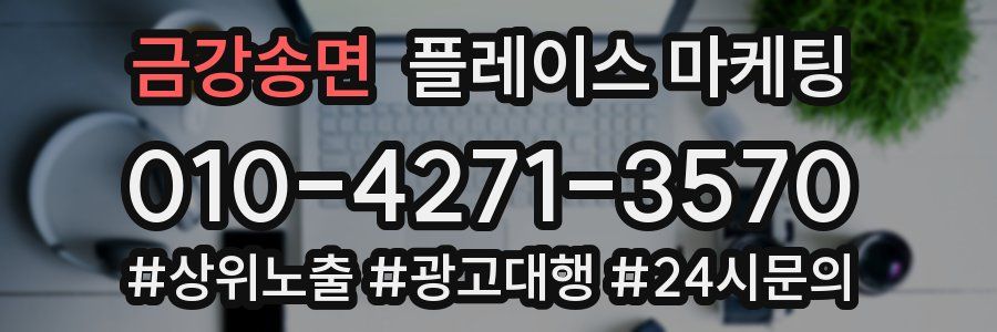 금강송면 플레이스 마케팅