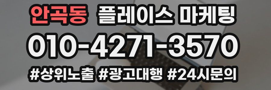 안곡동 플레이스 마케팅