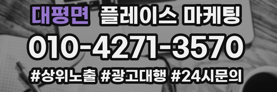 대평면 플레이스 마케팅