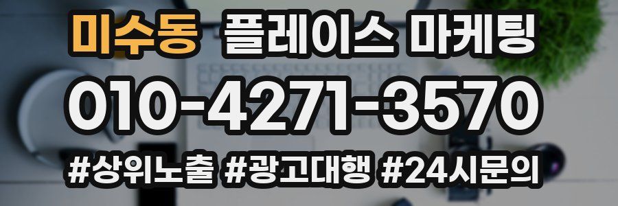 미수동 플레이스 마케팅