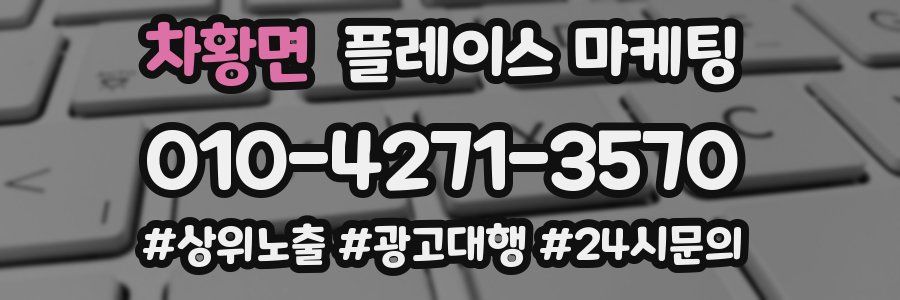 차황면 플레이스 마케팅