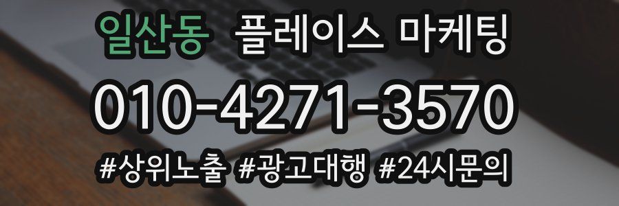 일산동 플레이스 마케팅