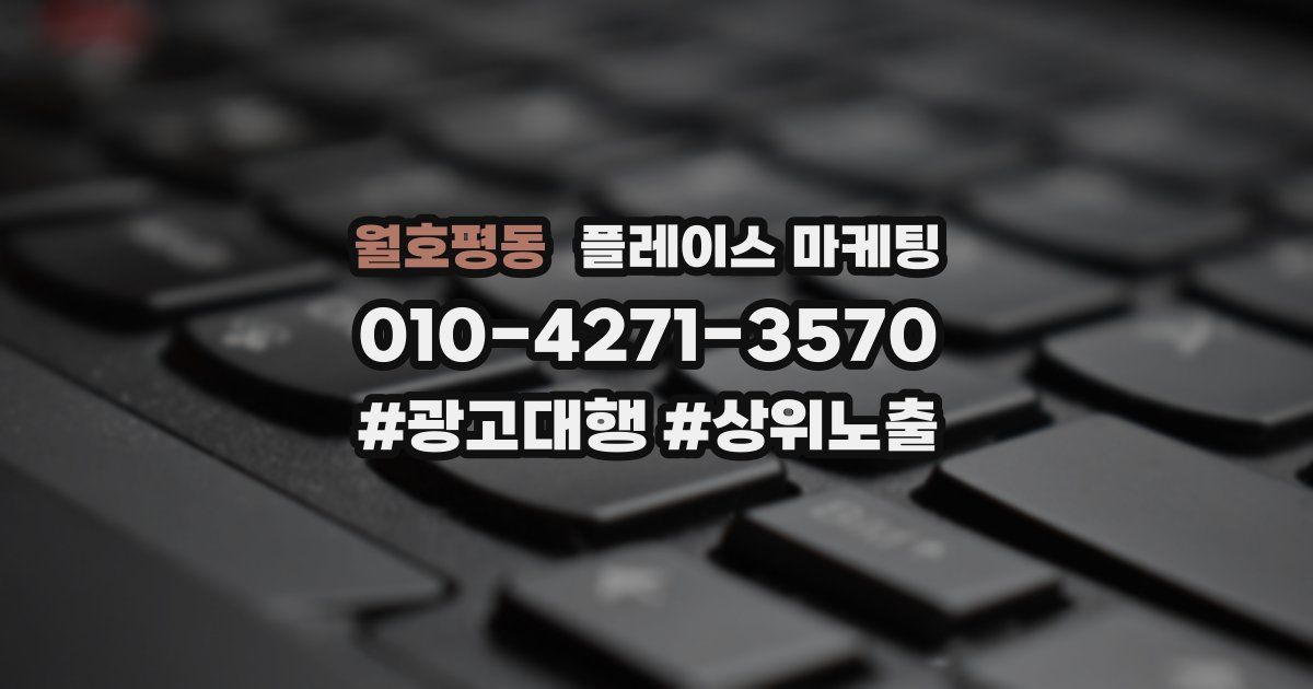 월호평동 플레이스 마케팅