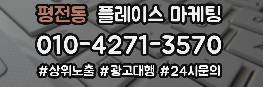 평전동 플레이스 마케팅