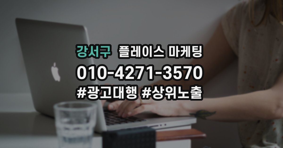 강서구 플레이스 마케팅