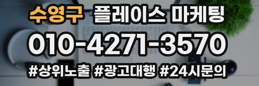 수영구 플레이스 마케팅