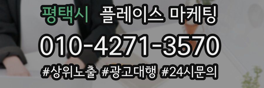 평택시 플레이스 마케팅