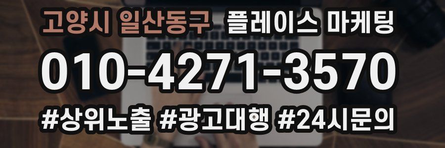 고양시 일산동구 플레이스 마케팅