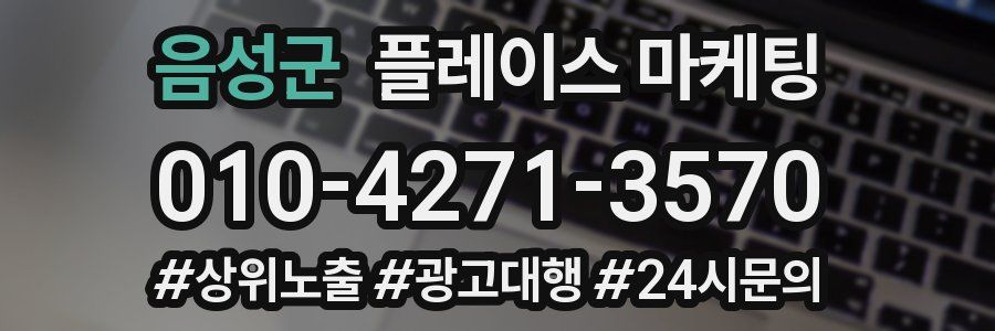 음성군 플레이스 마케팅