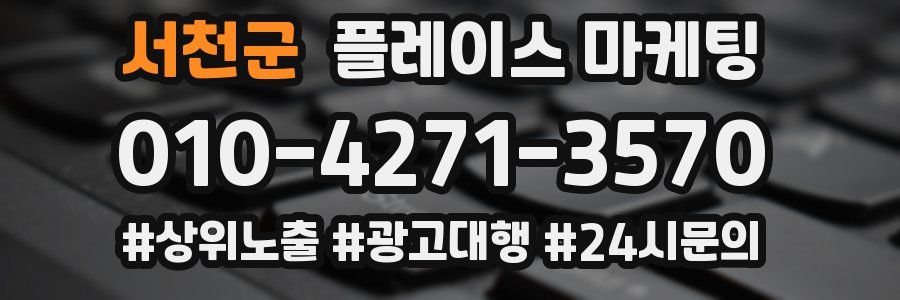 서천군 플레이스 마케팅