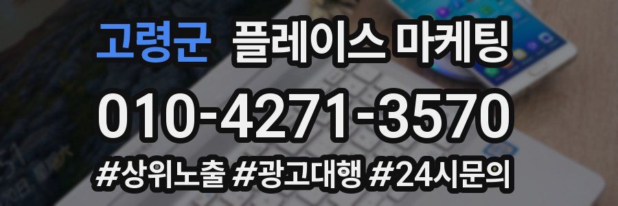 고령군 플레이스 마케팅