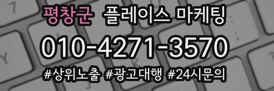 평창군 플레이스 마케팅