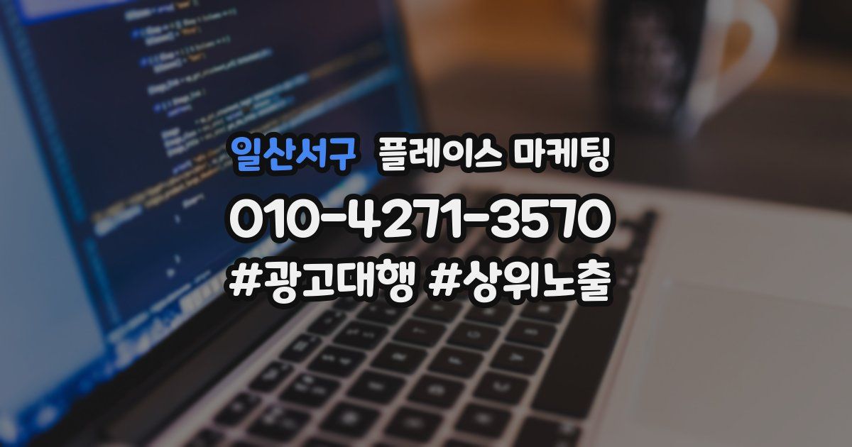 일산서구 플레이스 마케팅