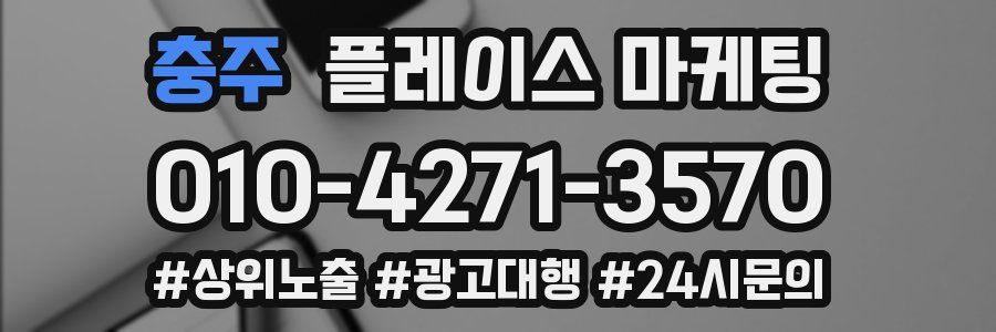 충주 플레이스 마케팅