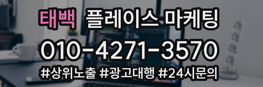 태백 플레이스 마케팅