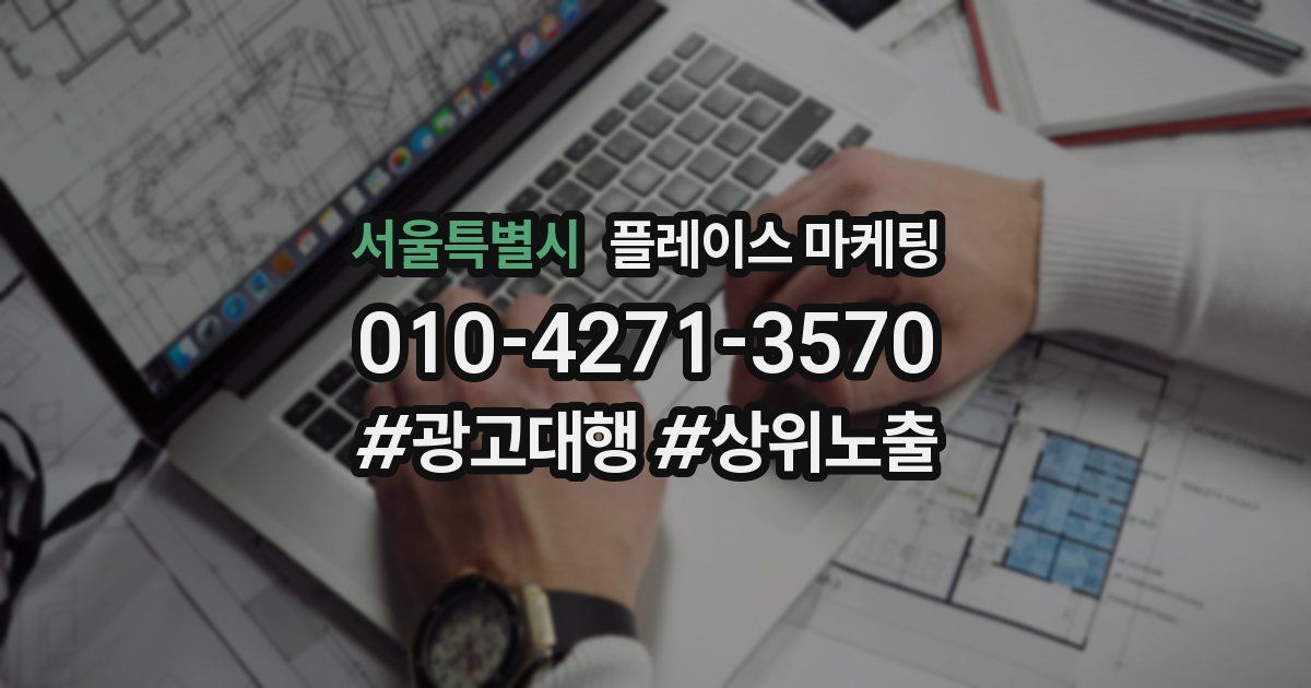 서울특별시 플레이스 마케팅