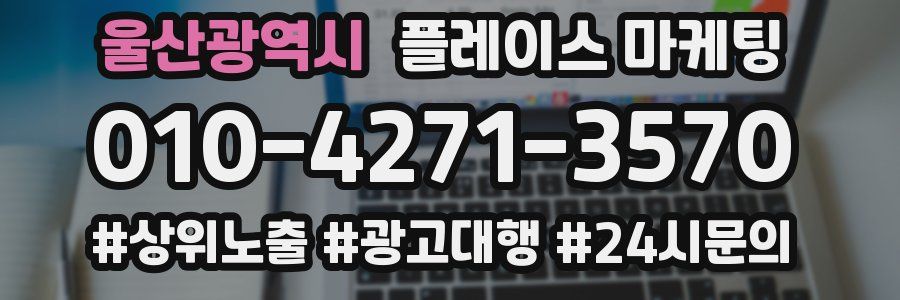 울산광역시 플레이스 마케팅