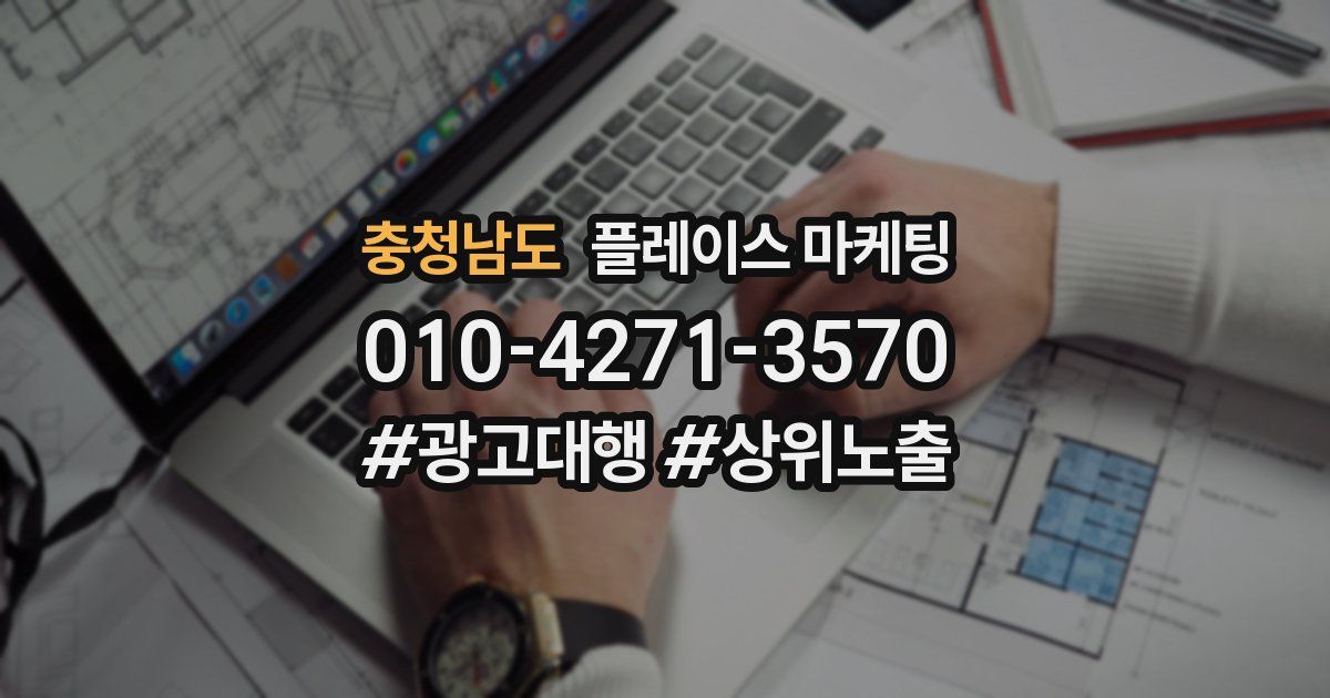 충청남도 플레이스 마케팅