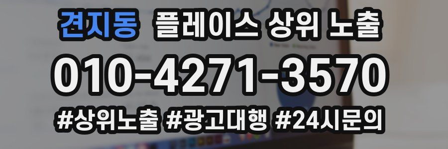 견지동 플레이스 상위 노출