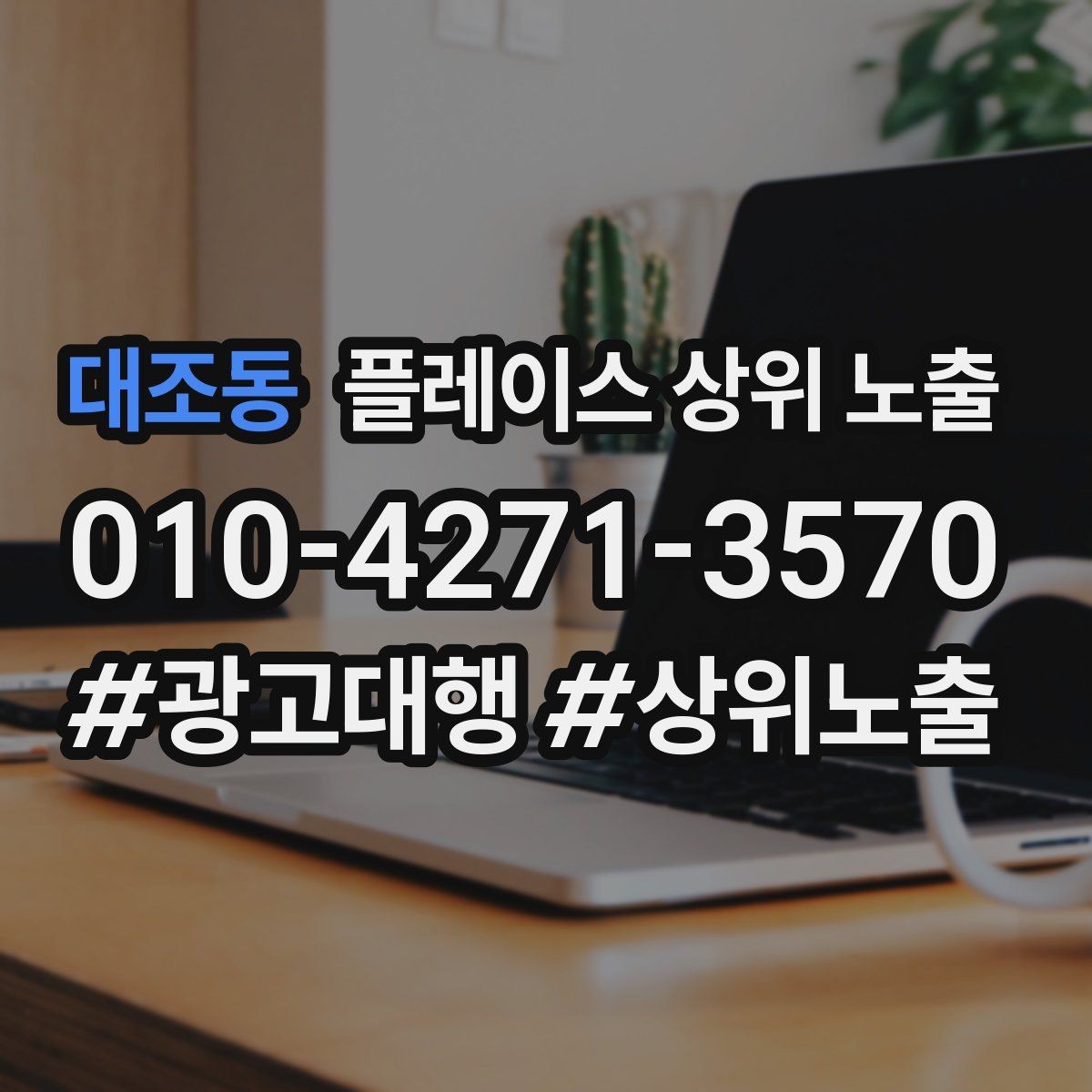대조동 플레이스 상위 노출 긴급 수요 업종의 프로필 구성 포인트