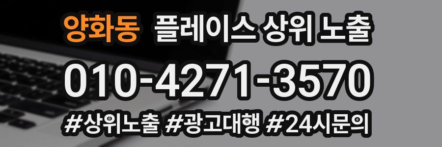 양화동 플레이스 상위 노출